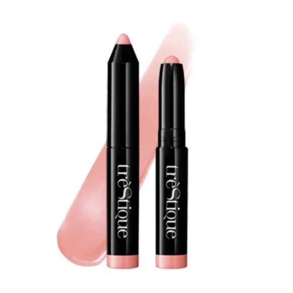 TRESTIQUE Mini Lip Glaze Stain + Soft Shine in “Paris Pink” - 0.025 oz NEW! - Picture 2 of 5